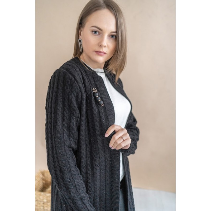 Кардиган жіночий Чорний 0861