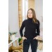 Джемпер-водолазка жіноча Чорна 1268